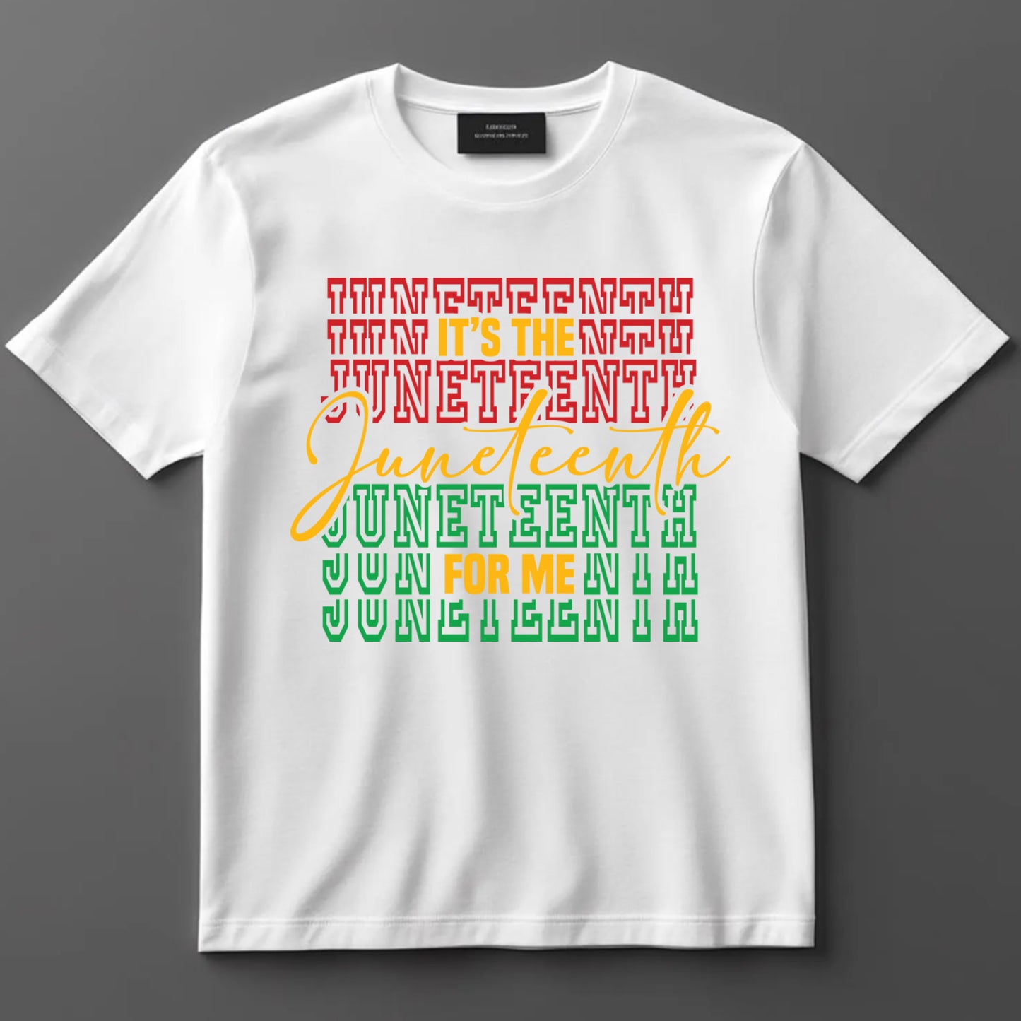 Juneteenth DTF Transfer Iron On Heat Transfer - Ready to Press, It’s the Juneteenth for Me DTF Transfer 8268