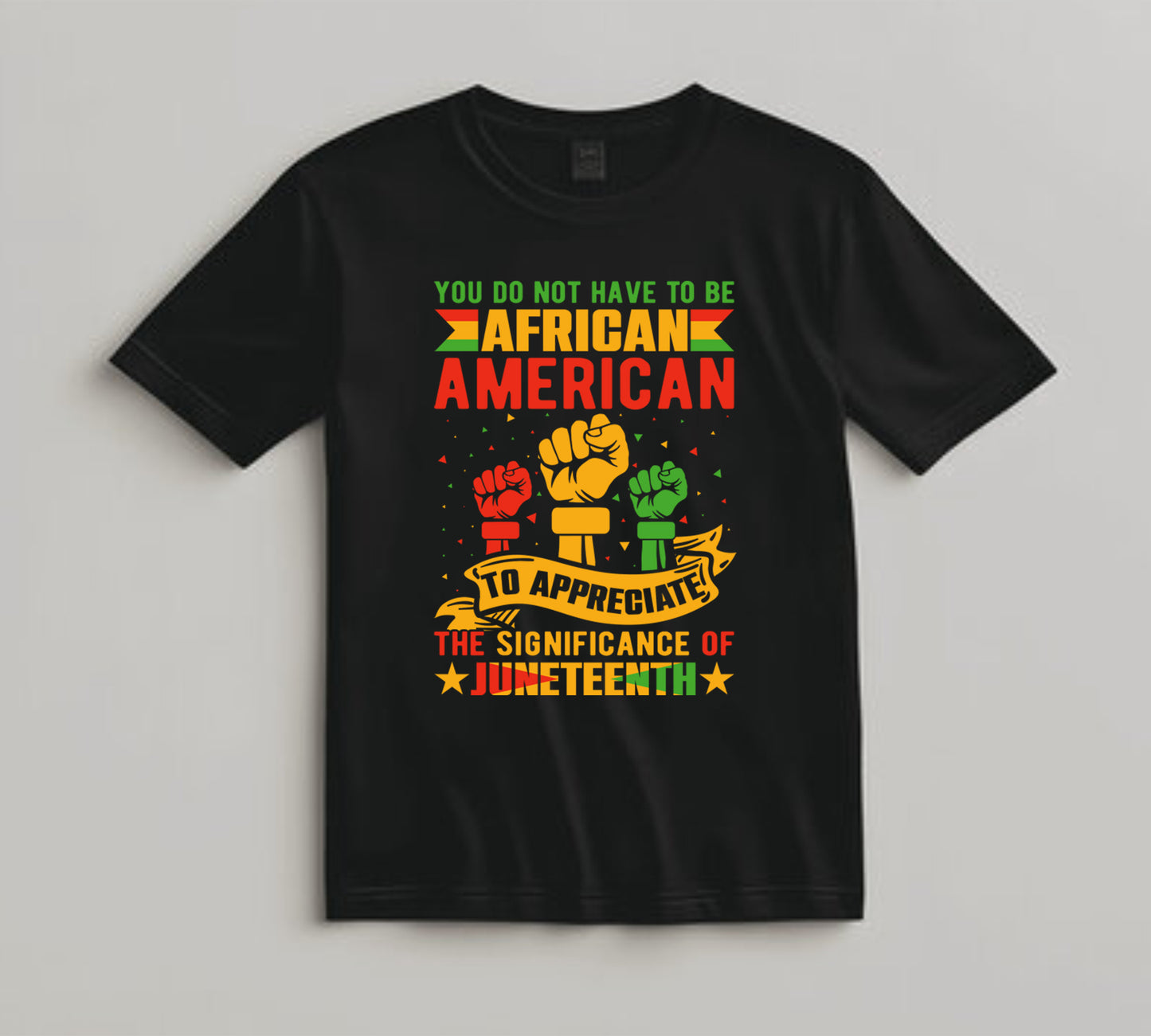 Juneteenth DTF Transfer Iron On Heat Transfer - Ready to Press, Appreciate Juneteenth DTF Transfer 8307