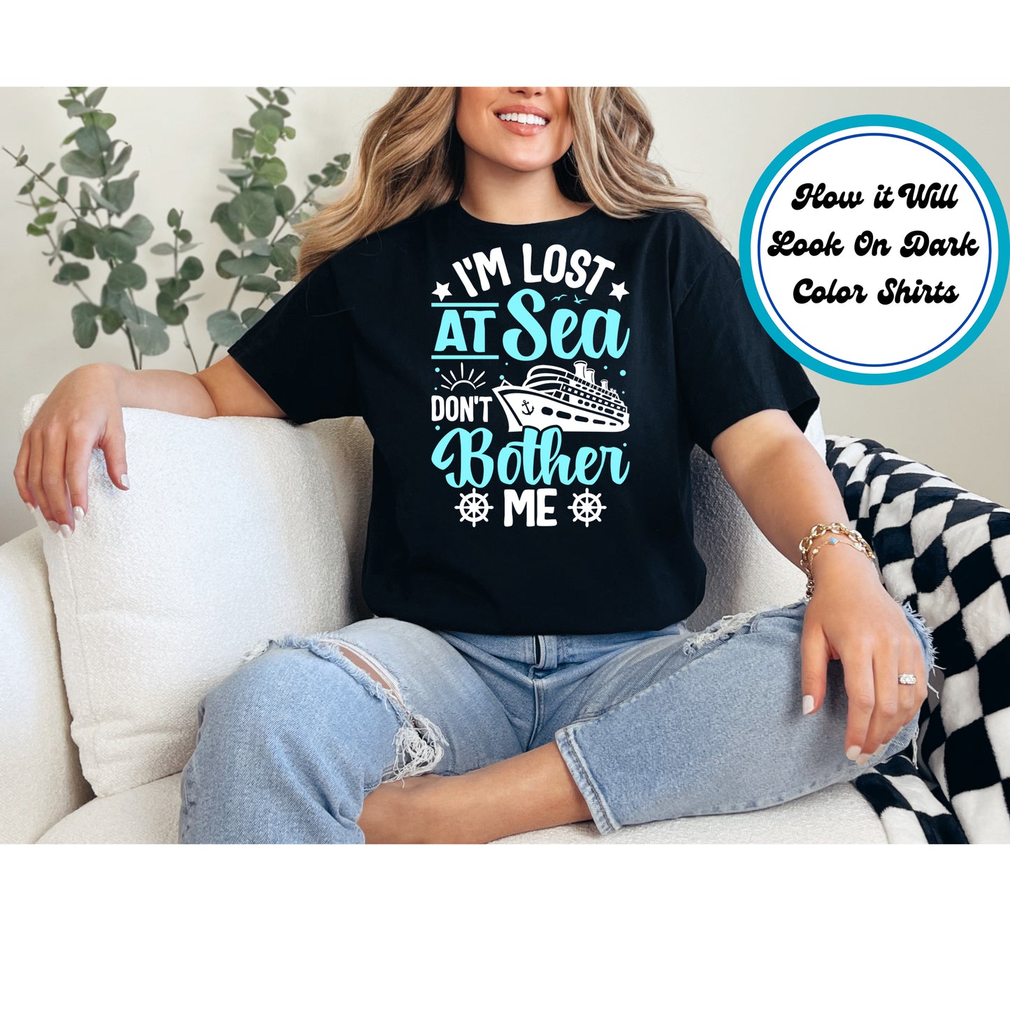 Cruise DTF Transfer Iron On Heat Transfer - Ready to Press, Lost at Sea DTF Transfer 8345