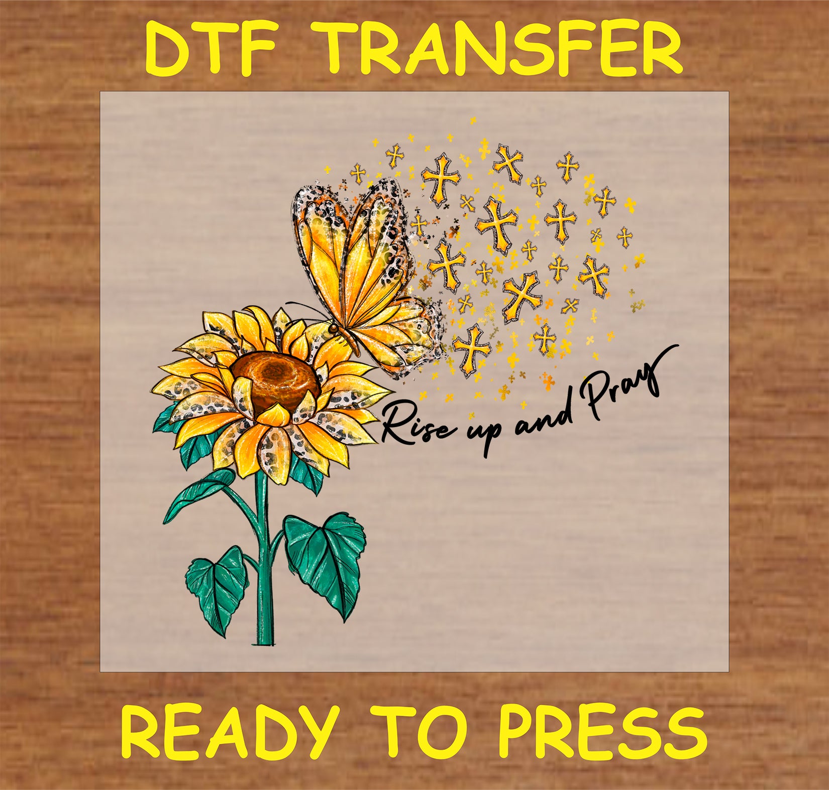 Early Rise Transfers Rise Up and Pray - Religious DTF Transfer | Ready to Press – Cute Tees ...