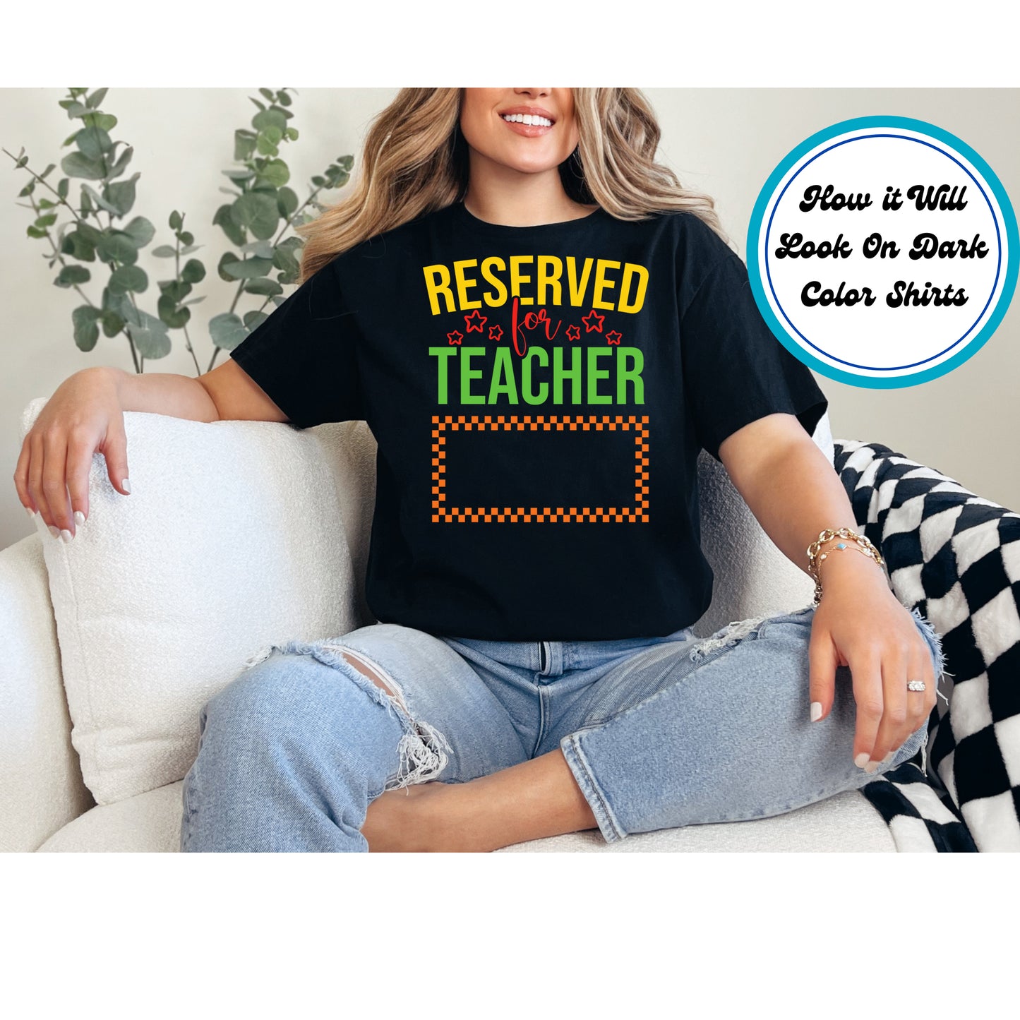 Last Day of School DTF Transfer Iron On Heat Transfer - Ready to Press, Reserved for Teacher DTF Transfer 8866