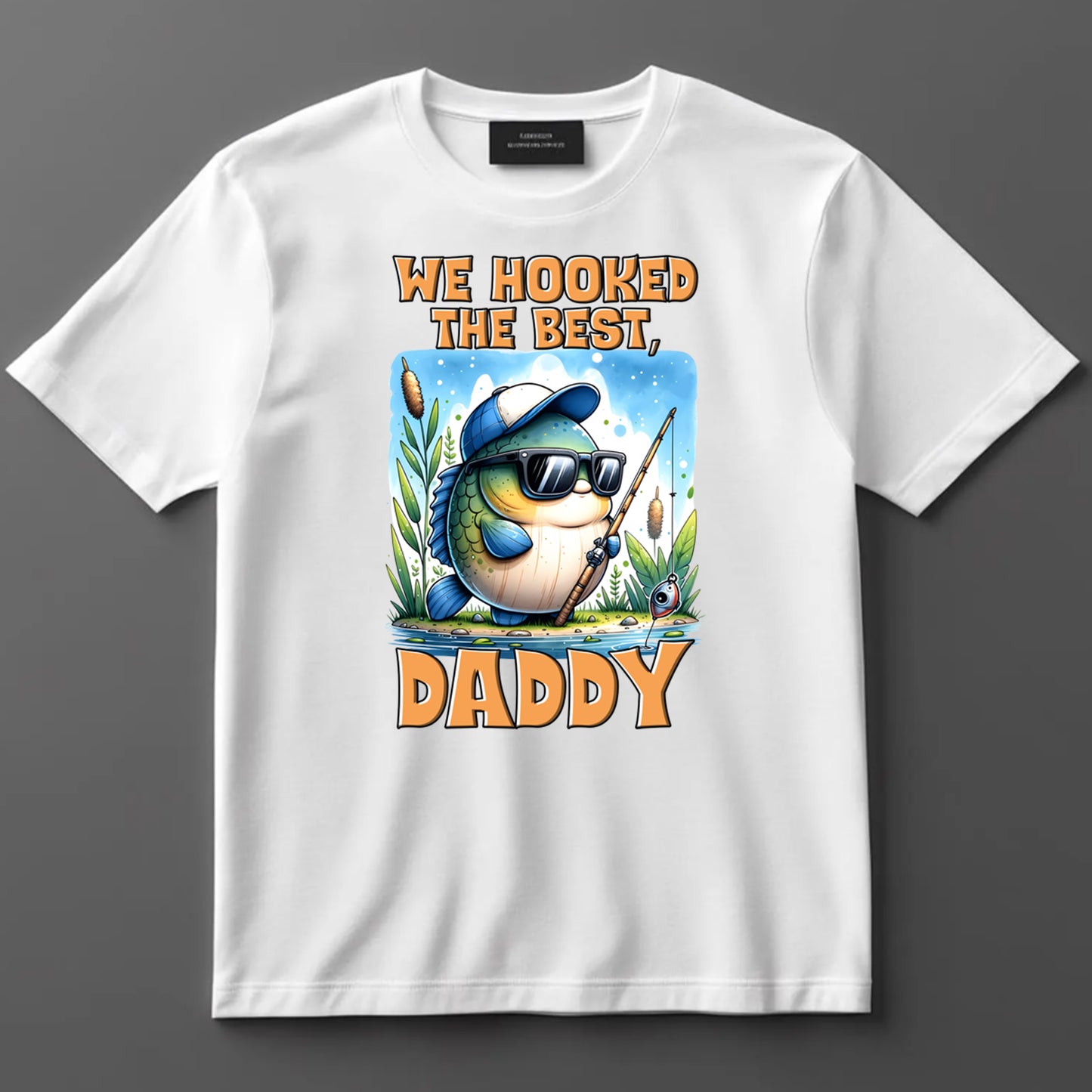 Dad DTF Transfer Iron On Heat Transfer - Ready to Press, We Hooked the Best Daddy DTF Transfer 9032