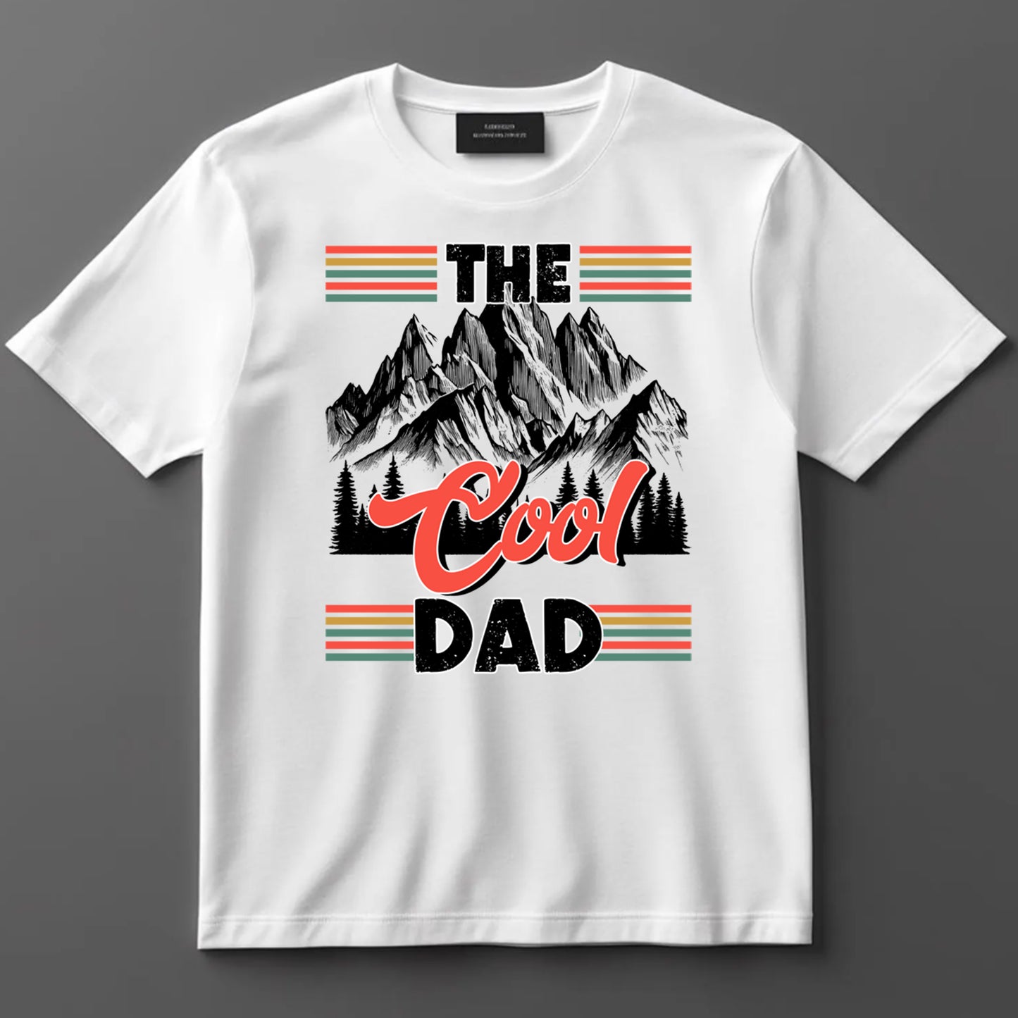 Dad DTF Transfer Iron On Heat Transfer - Ready to Press, The Cool Dad DTF Transfer 9035