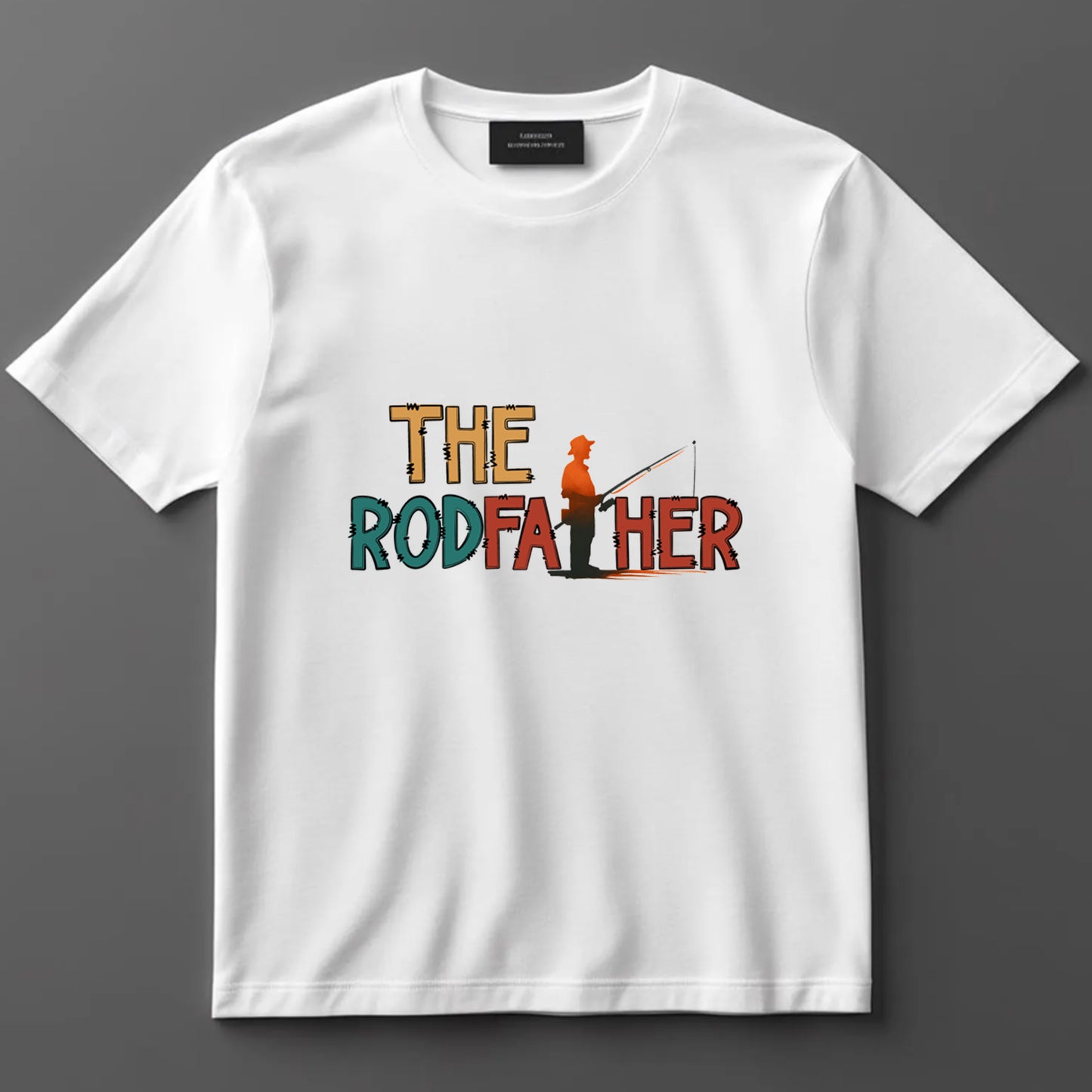Dad DTF Transfer Iron On Heat Transfer - Ready to Press, The Rodfather DTF Transfer 9050