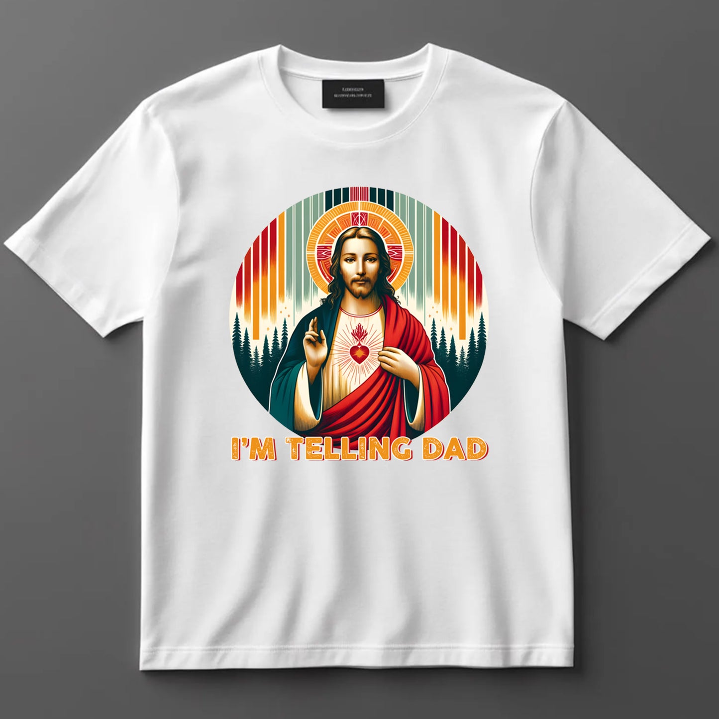 Dad DTF Transfer Iron On Heat Transfer - Ready to Press, I’m Telling Dad DTF Transfer 9056