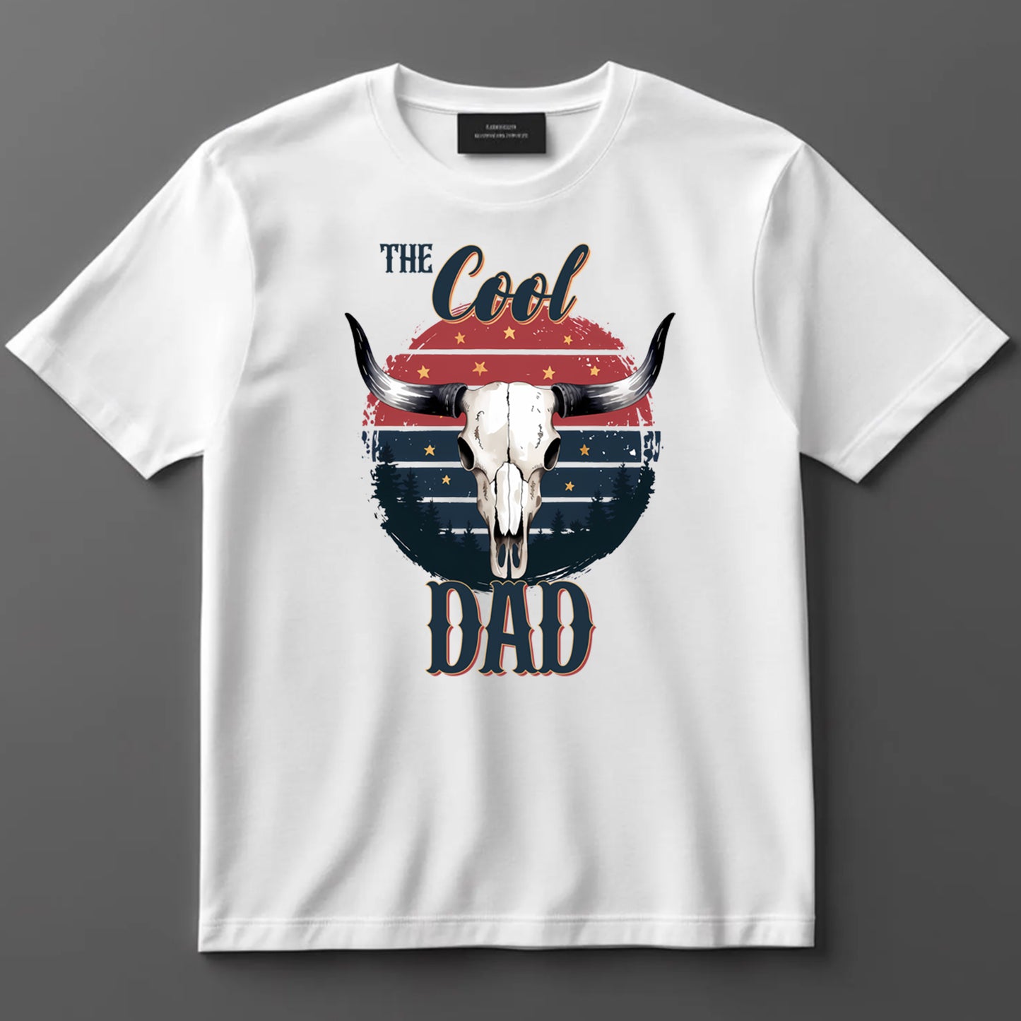Dad DTF Transfer Iron On Heat Transfer - Ready to Press, The Cool Dad DTF Transfer 9086