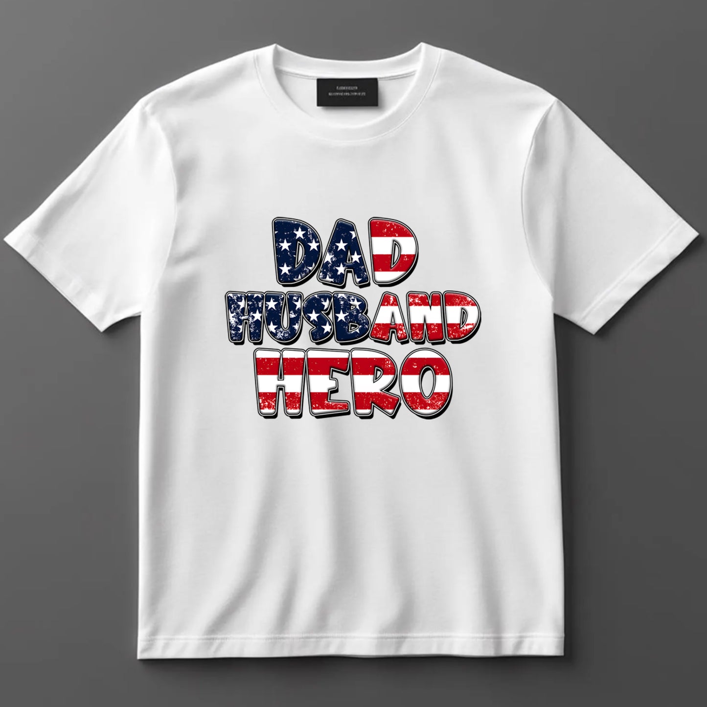 Dad DTF Transfer Iron On Heat Transfer - Ready to Press, Dad Husband Hero DTF Transfer 9094