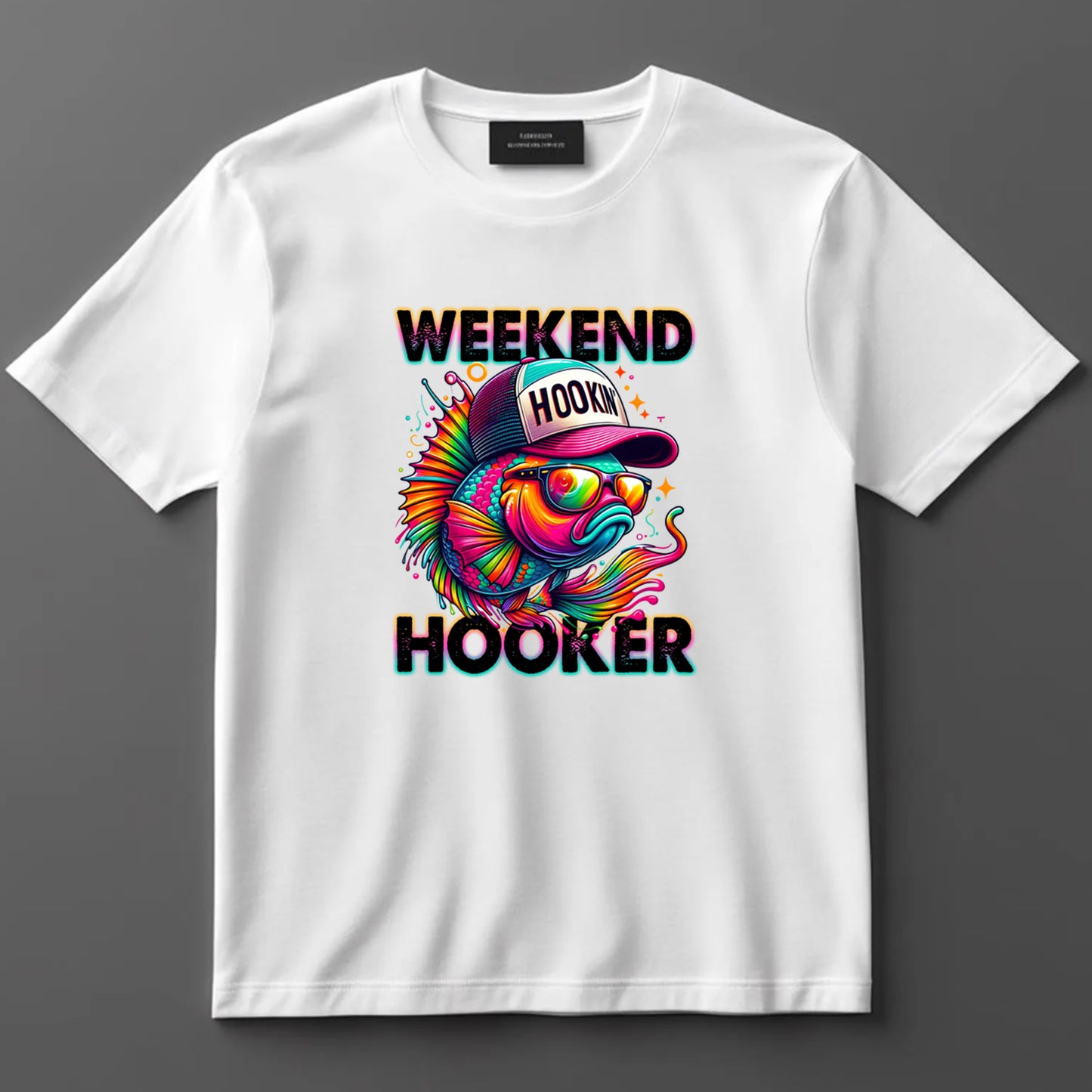 Dad DTF Transfer Iron On Heat Transfer - Ready to Press, Weekend Hooker DTF Transfer 9179