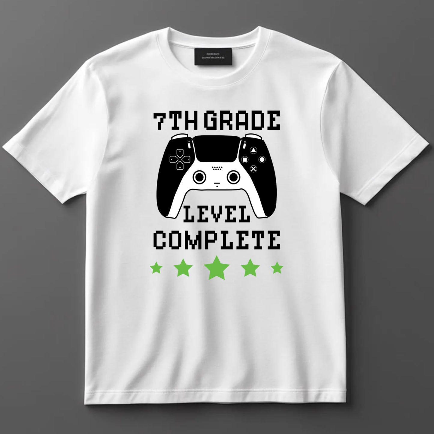 School Themed DTF Transfer Iron On Heat Transfer - Ready to Press, 7th Grade Level Complete DTF Transfer 9239