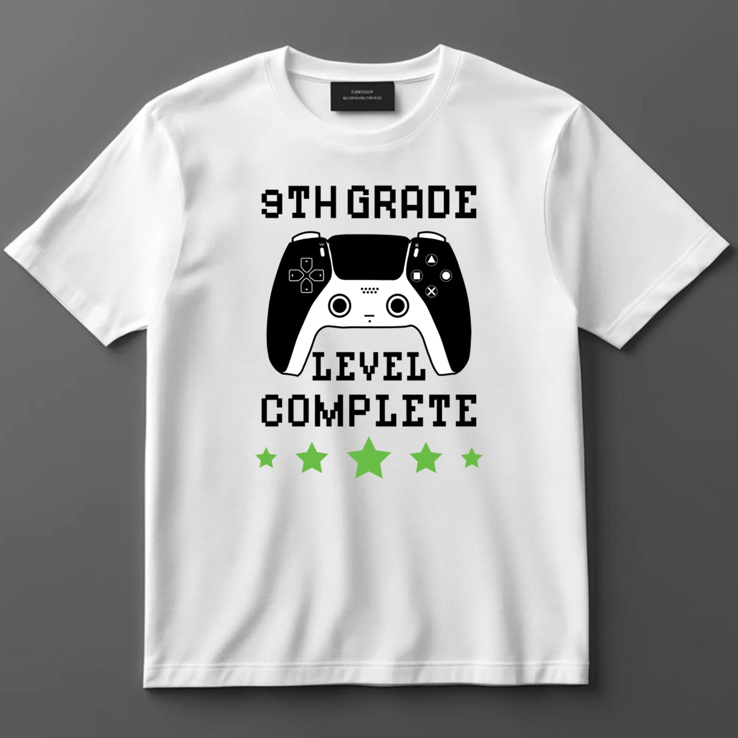 School Themed DTF Transfer Iron On Heat Transfer - Ready to Press, 9th Grade Level Complete DTF Transfer 9245