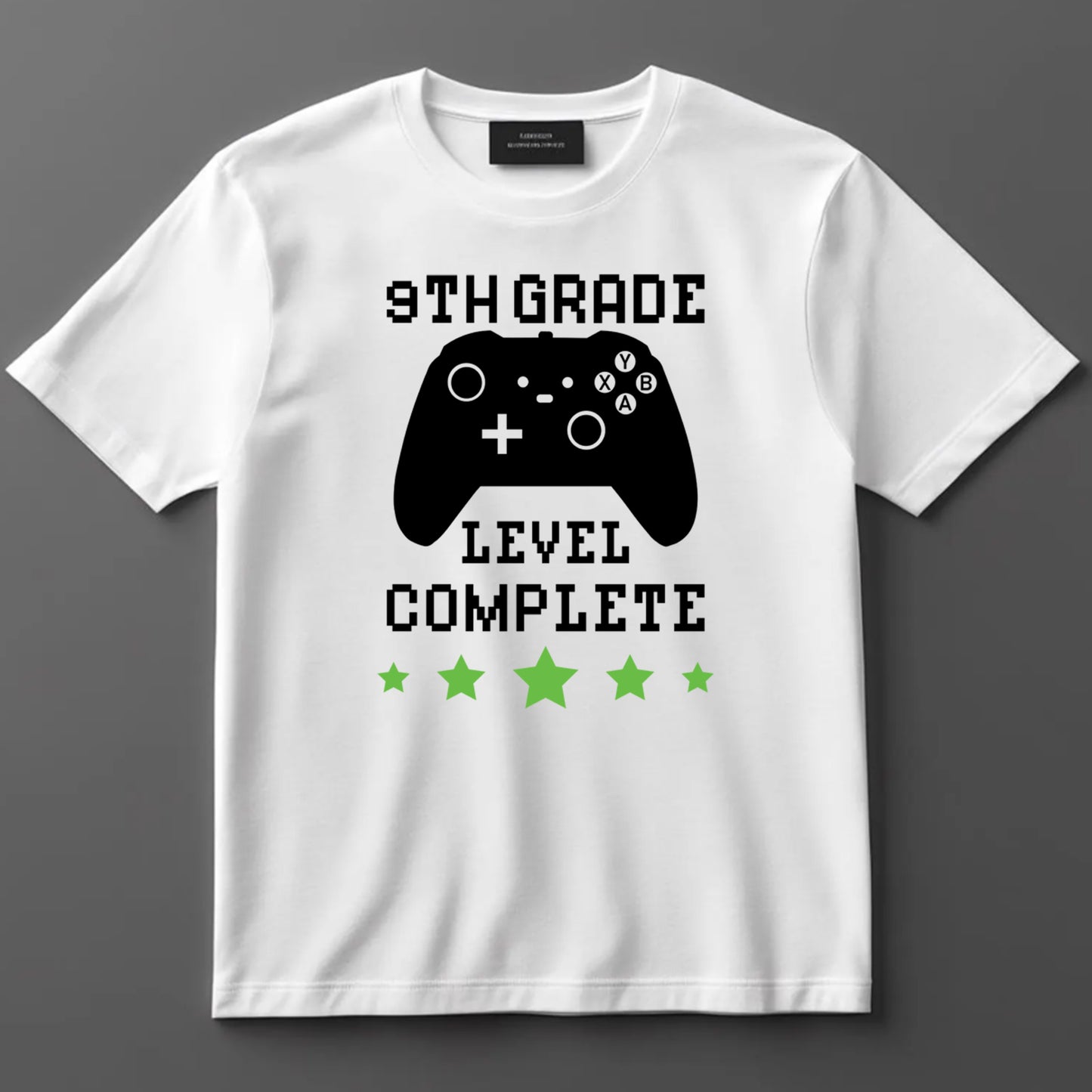 School Themed DTF Transfer Iron On Heat Transfer - Ready to Press, 9th Grade Level Complete DTF Transfer 9247