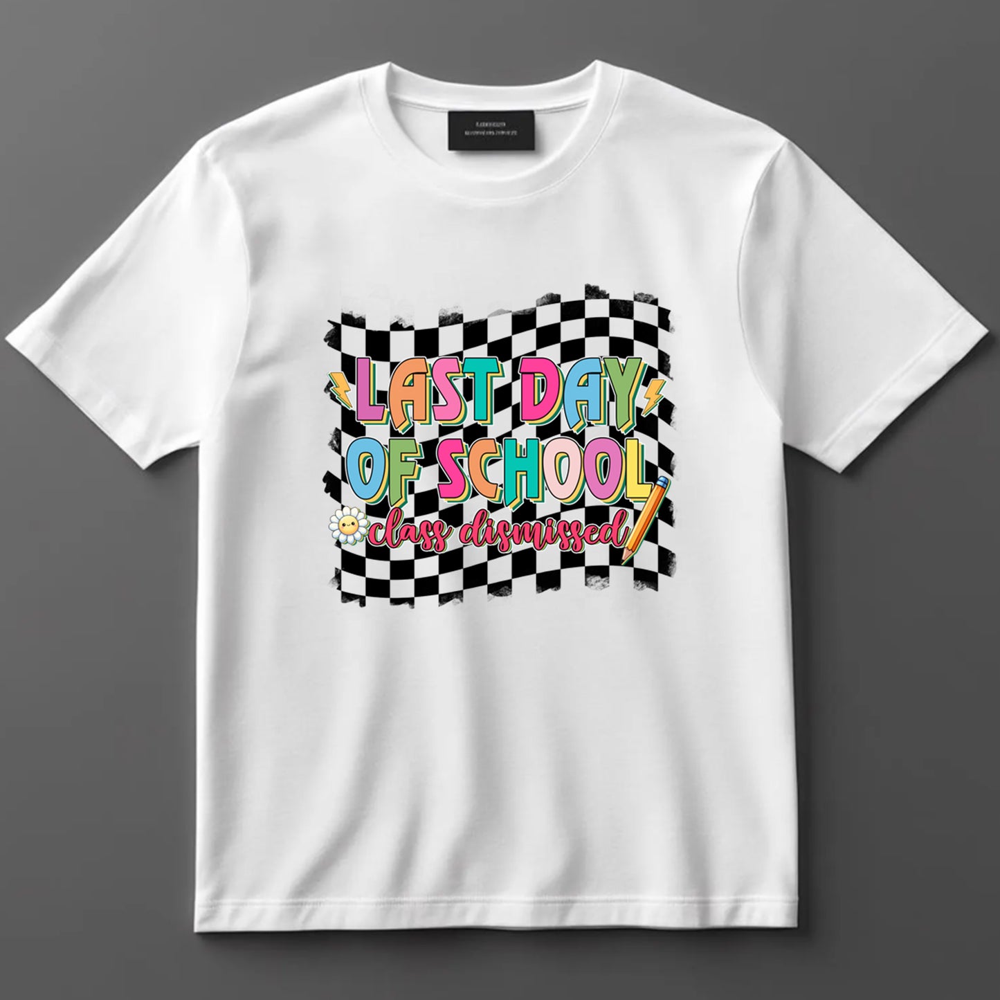 School Themed DTF Transfer Iron On Heat Transfer - Ready to Press, Class Dismissed DTF Transfer 9272