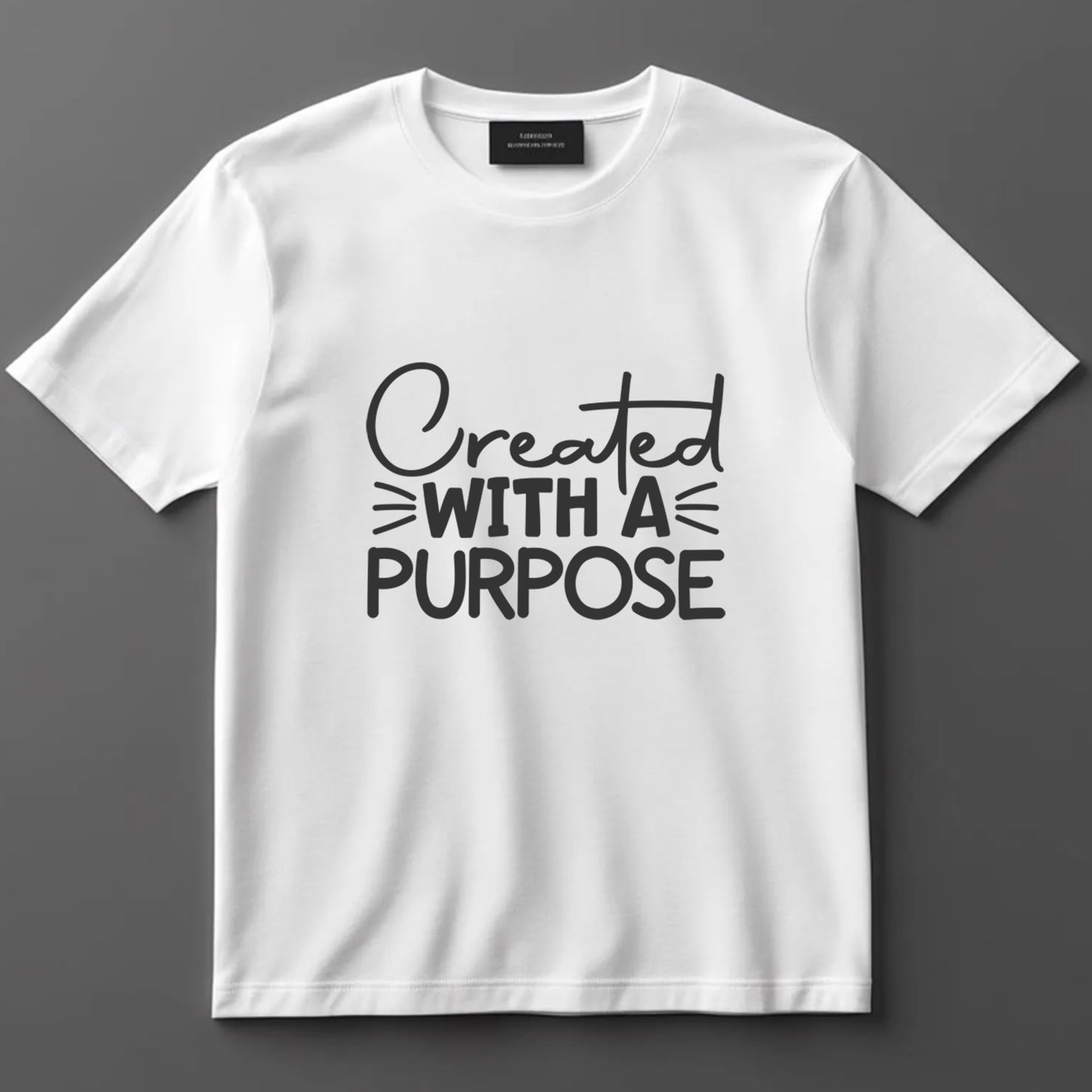 Religious DTF Transfer Iron On Heat Transfer - Ready to Press, Created With a Purpose DTF Transfer 9775