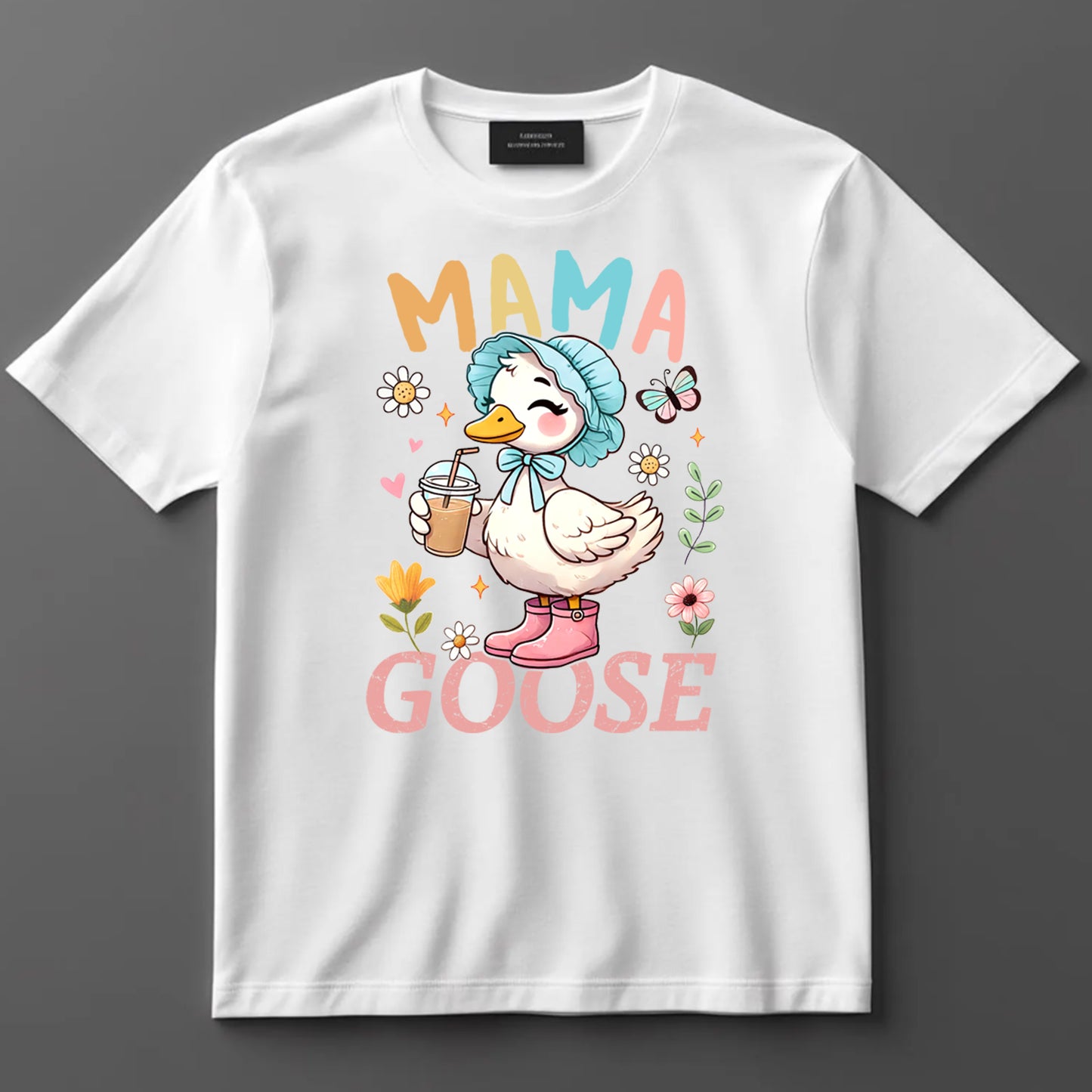 Funny DTF Transfer Iron On Heat Transfer - Ready to Press, Mama Goose DTF Transfer 9910