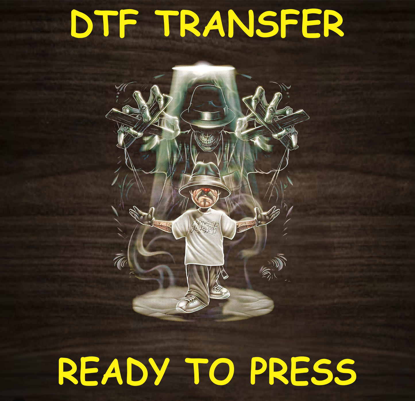 Puppeteer Dtf Transfer - Ready To Press A1656