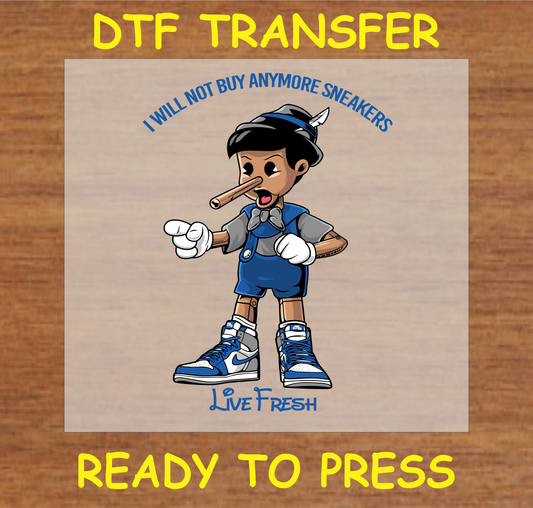 Live Fresh Dtf Transfer - Ready To Press A1902