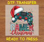 Festive Gamer Design - Christmas DTF Transfer Iron On Heat Transfer - Ready to Press 655- 11
