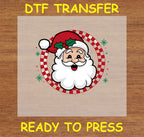 Cheerful Santa Claus - Christmas DTF Transfer Iron On Heat Transfer - Ready to Press 655- 36