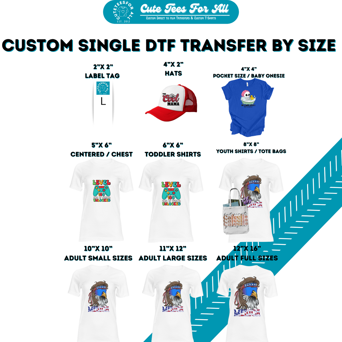 Custom Transfers For Model Custom DTF Transfers by Size - Upload Your Image – Cute Tees For ALL ...