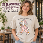 Funny Pajama Day Goose Pink Outfit DTF Transfer 16551
