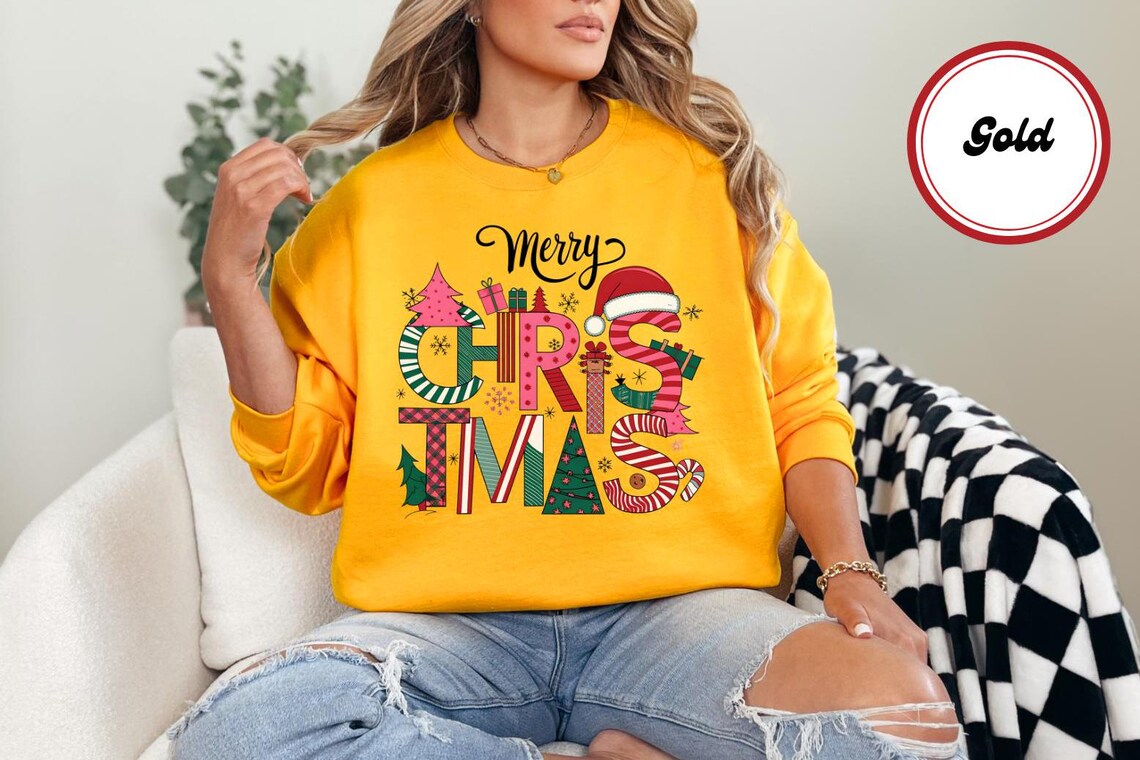 Merry Christmas Graphic Sweatshirt